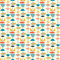 1950s Atomic Pattern 5 Fabric - Tan - ineedfabric.com