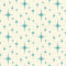 1950s Atomic Starbursts Pattern 10 Fabric - White - ineedfabric.com