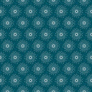 1950s Atomic Starbursts Pattern 2 Fabric - Blue - ineedfabric.com