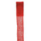 2.5 inch Red Burlap Ribbon with Sewn Edge, 10 yards - ineedfabric.com