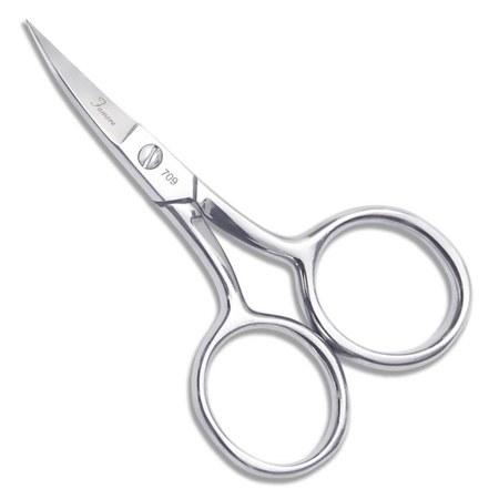 4" Fine Point Scissors, Curved Blade, Famore Cutlery - ineedfabric.com