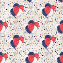 4th of July Balloons Fabric - ineedfabric.com
