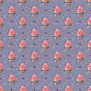 4th of July Cupcakes Fabric - Blue - ineedfabric.com