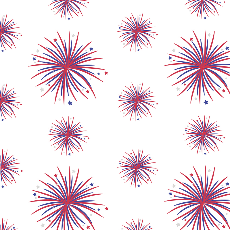 4th Of July Firework Fabric - Multi - ineedfabric.com