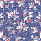 4th of July Leaves Fabric - ineedfabric.com
