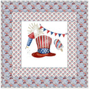 4th of July Party Wall Hanging 42" x 42" - ineedfabric.com