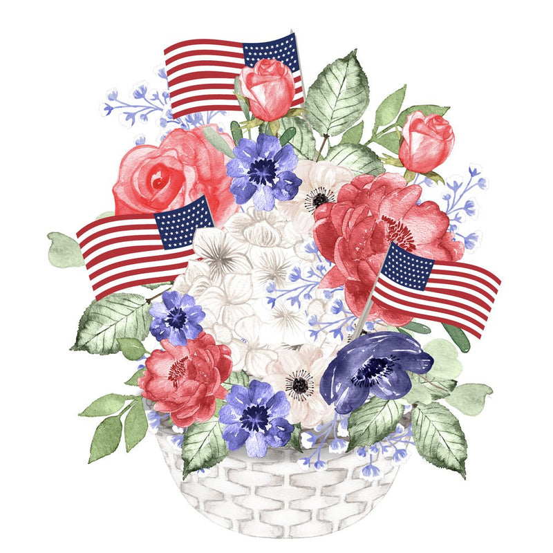 4th of July Scene 1 Fabric Panel - ineedfabric.com