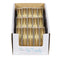 5/8 inch Striped Sheer Gold Metallic Ribbon, 3 yards - ineedfabric.com