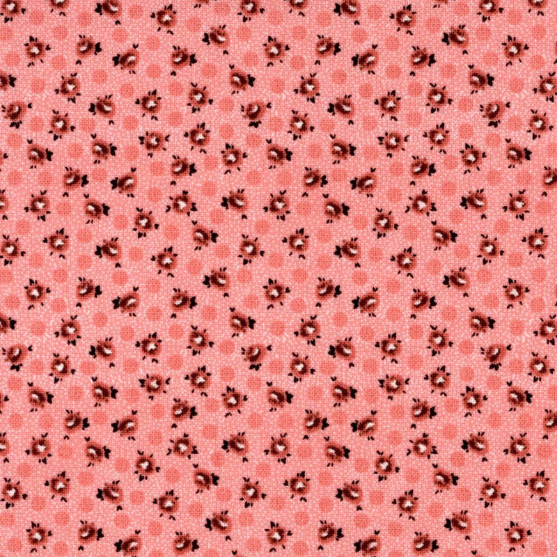 Treasures from the Attic, Little Flowers Fabric - Pink