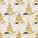 A Golden Christmas Allover Fabric - ineedfabric.com