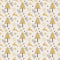 A Golden Christmas Deer Fabric - ineedfabric.com