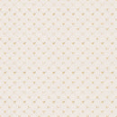 A Golden Christmas Hearts Fabric - ineedfabric.com