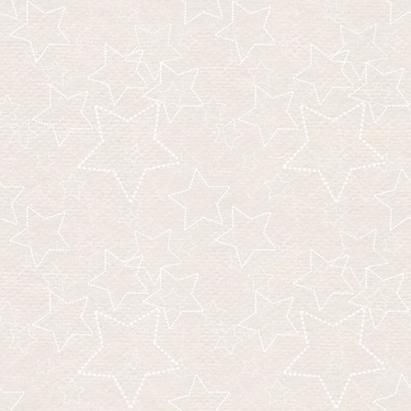 A Golden Christmas Stars Fabric - ineedfabric.com