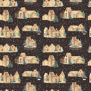 A Nordic Christmas Home Fabric - Brown - ineedfabric.com