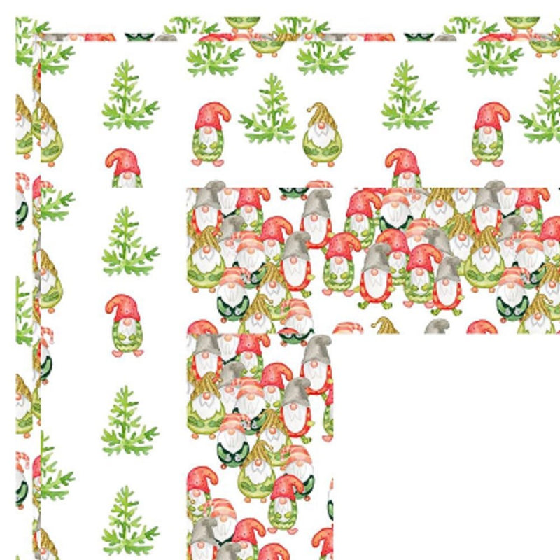 A Scandinavian Gnome Christmas Wall Hanging 42" x 42" - ineedfabric.com