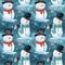 A Snowmans Winter with Ornament Fabric - ineedfabric.com