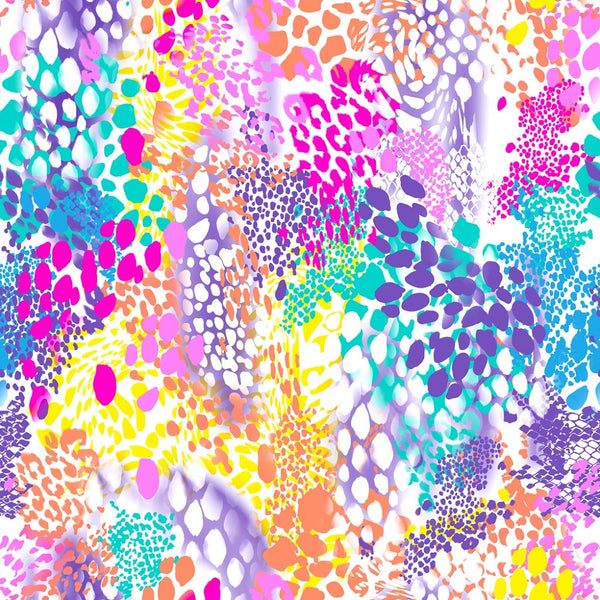 Abstract Animal Texture Fabric - Pink - ineedfabric.com
