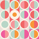 Abstract Circles Fabric - ineedfabric.com