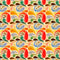 Abstract Floral Fabric - Multi - ineedfabric.com