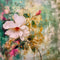 Abstract Flowers & Birds Art 5 Fabric Panel - ineedfabric.com