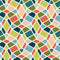 Abstract Geometric Pattern #5 Fabric - Multi - ineedfabric.com