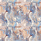 Abstract Grunge Paisleys Fabric - Tan - ineedfabric.com
