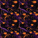 Abstract Halloween Fabric - ineedfabric.com