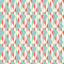 Abstract Triangle Fabric - Blue - ineedfabric.com