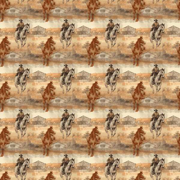 Abstract Western Pattern 11 Fabric - ineedfabric.com