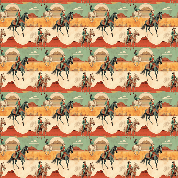 Abstract Western Pattern 15 Fabric - ineedfabric.com