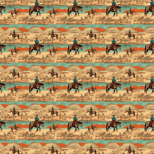 Abstract Western Pattern 16 Fabric - ineedfabric.com