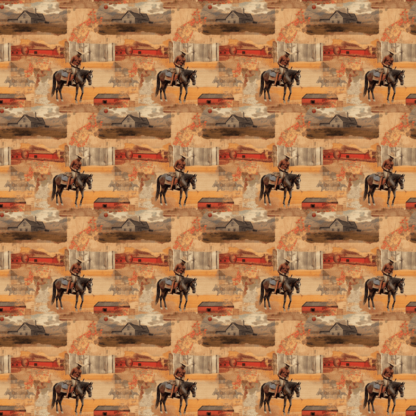 Abstract Western Pattern 5 Fabric - ineedfabric.com