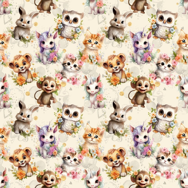 Adorable Baby Animal Fabric - ineedfabric.com