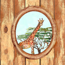 African Giraffe Portrait Fabric Panel - ineedfabric.com