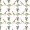 African Giraffes & Elephants Fabric - Multi - ineedfabric.com