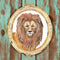 African Lion Portrait Fabric Panel - ineedfabric.com