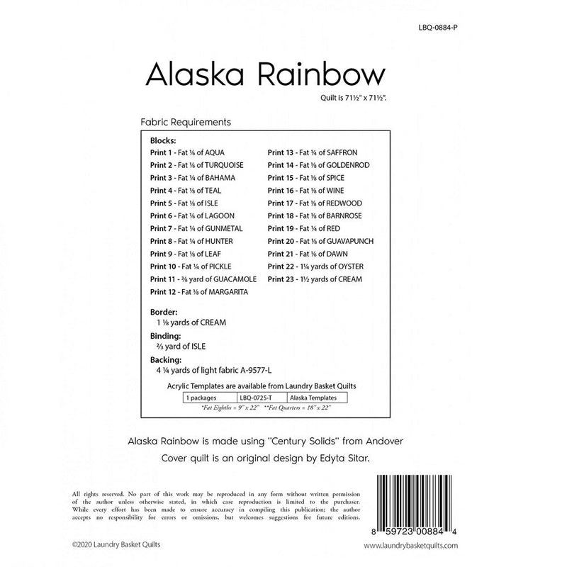 Alaska Rainbow Pattern - ineedfabric.com