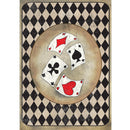 Alice in Wonderland Cards Fabric Panel - ineedfabric.com