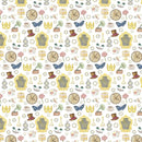 Alice In Wonderland Elements Fabric - Multi - ineedfabric.com