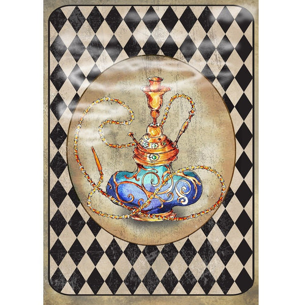 Alice in Wonderland Hookah Fabric Panel - ineedfabric.com