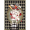 Alice in Wonderland Rabbit Fabric Panel - ineedfabric.com