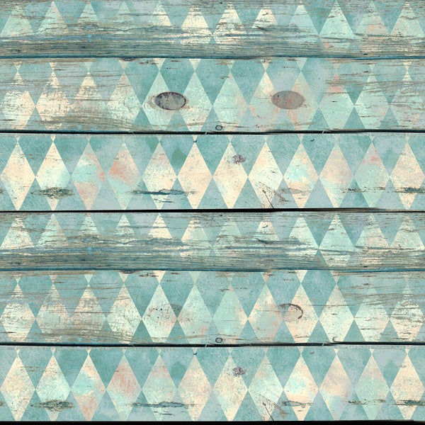 Alice in Wonderland Wood Pattern 2 Fabric - ineedfabric.com