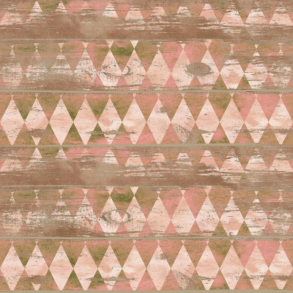 Alice in Wonderland Wood Pattern 3 Fabric - ineedfabric.com