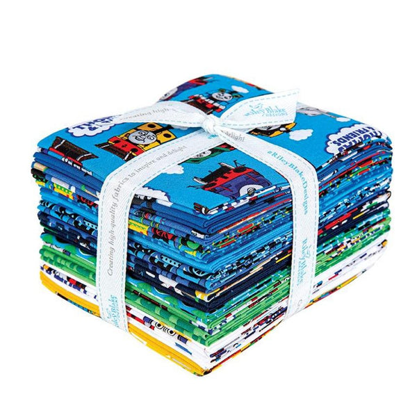 All Aboard with Thomas & Friends Fat Quarter Bundle - 18 Pieces - ineedfabric.com