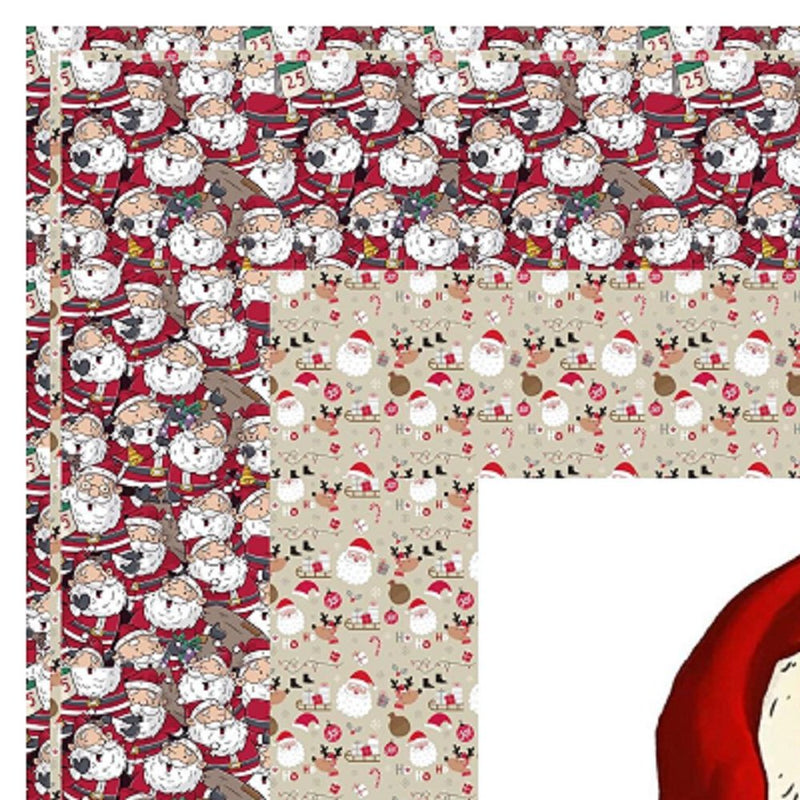 All About Santa Claus Wall Hanging 42" x 42" - ineedfabric.com