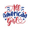 All American Girl Fabric Panel - ineedfabric.com