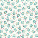 All Over Owl Fabric - Beige - ineedfabric.com