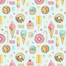 All Things Sweet Fabric - Blue - ineedfabric.com