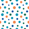 Allover Boy Dots Fabric - Blue/Green - ineedfabric.com