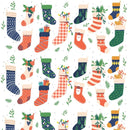 Allover Christmas Stockings Fabric - ineedfabric.com